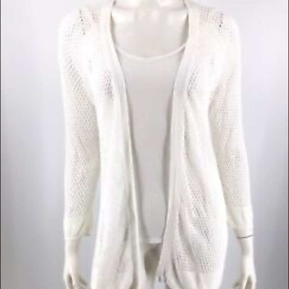 white sweater